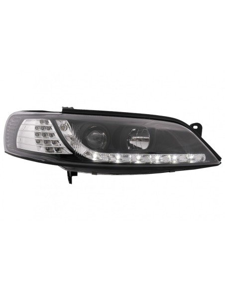 Fari a LED per Opel Vectra B (11.1996-12.1998) LHD Nero