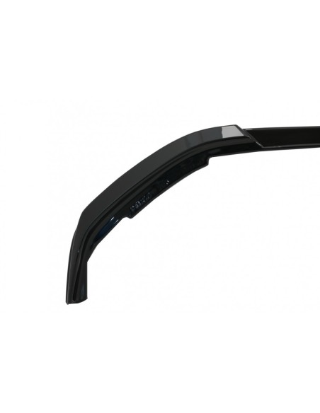 Spoiler di estensione del labbro del paraurti anteriore per Peugeot 8 Mk2 (-Up) Piano Nero