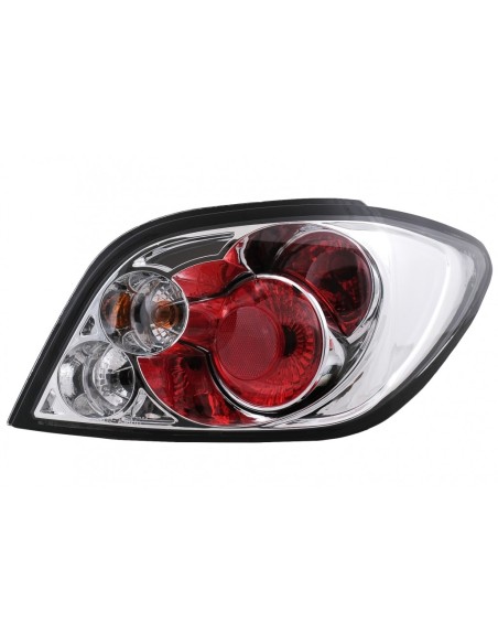 Fanali posteriori per Peugeot 307 (01-05) Cromo