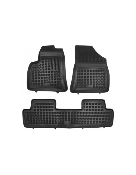Tappetini in gomma nera per Peugeot 5008 I (09-17)
