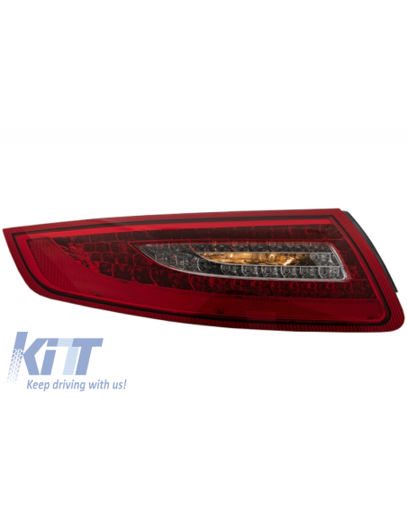Fanali posteriori a LED per PORSCHE 911 - 997 04-08 Fendinebbia Red-Crystal