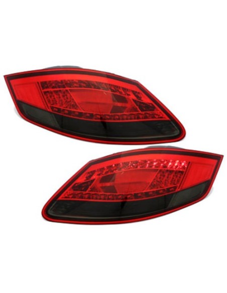 Fanali posteriori a LED per PORSCHE Boxster 987 05-08 Cayman 06-09 rosso - fumo
