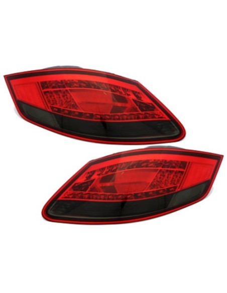 Fanali posteriori a LED per PORSCHE Boxster 987 05-08 Cayman 06-09 rosso - fumo