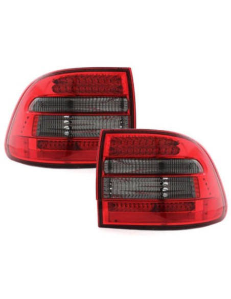 Fanali posteriori a LED per Porsche Cayenne (03-07) Fumo rosso