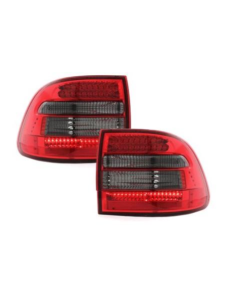 Fanali posteriori a LED per Porsche Cayenne (03-07) Fumo rosso