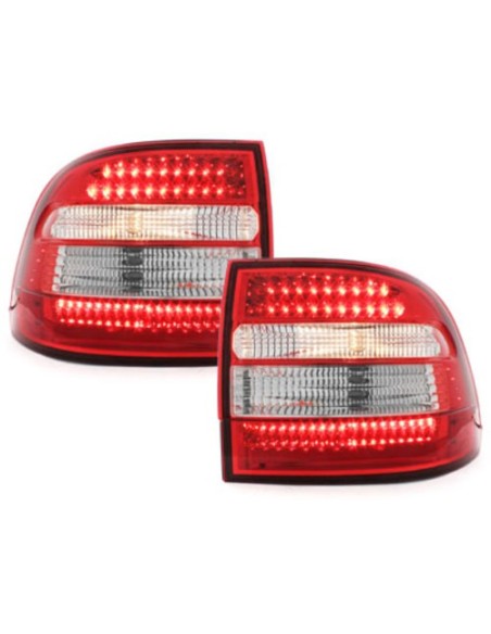 Fanali posteriori a LED per PORSCHE Cayenne 9PA (03-06) Red-Crystal
