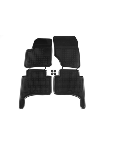 Tappetini auto in gomma nera per VW TOUAREG 7LA 7L6 7L7 (02-10) Porsche Cayenne 9PA (02-10)