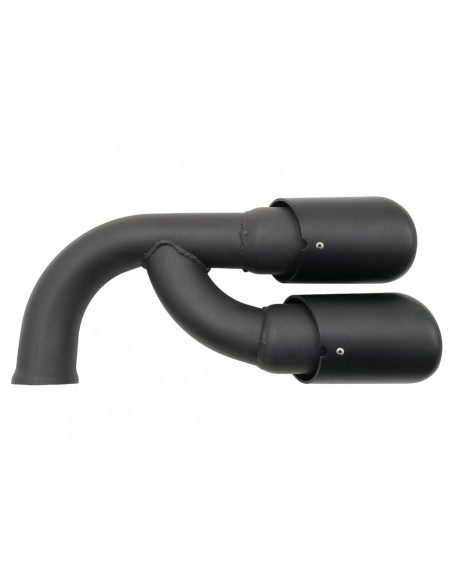 Silenziatore di scarico Suggerimenti per Porsche Cayenne 92A V6 V8 Diesel (05.10-09.14) GTS Design nero opaco