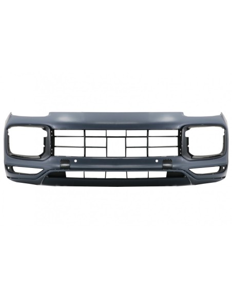Completo Kit w/ scarico Quad Chrome per Porsche Cayenne (9Y0) (18-Up) Conversione a Turbo & Aero Look