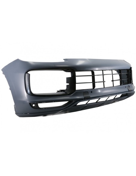 Completo Kit w/ scarico Quad Chrome per Porsche Cayenne (9Y0) (18-Up) Conversione a Turbo & Aero Look