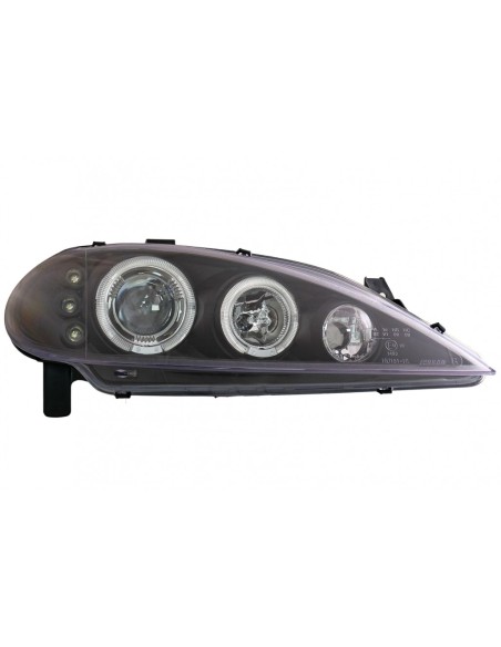 Angel Eyes Fari per Renault Megane (3.1999-10.02) Nero