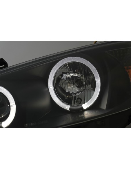 Angelo Occhi Fari per Renault Megane II (02-08) Nero