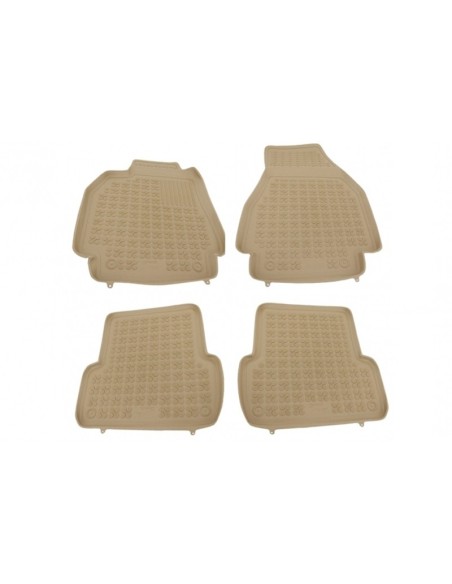 Tappetino in gomma beige per RENAULT Megane II (02-09)