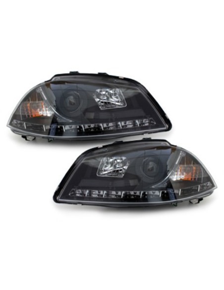 DAYLINE Fari per Sedile Ibiza 6L (04.02-08) DRL Nero