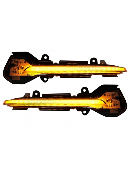 Osram Dynamic Full LED Mirror Indicatori LEDriving DMI per Seat Leon 5F (12-) Ibiza KJ (18-) Arona KJ (18-) Nero