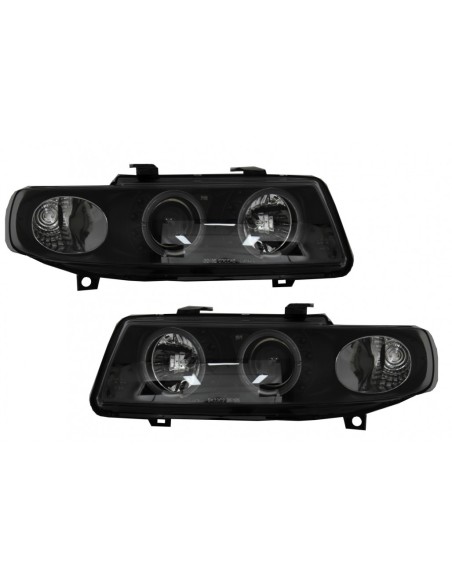 Fari per SEAT Leon - Seat Toledo (04.1999-08.04) Angel Eyes Black