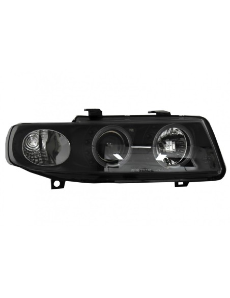 Fari per SEAT Leon - Seat Toledo (04.1999-08.04) Angel Eyes Black