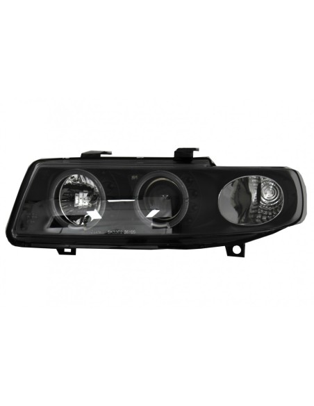 Fari per SEAT Leon - Seat Toledo (04.1999-08.04) Angel Eyes Black