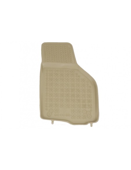 Tappetino in gomma beige per SEAT Leon 1P (05-13) SKODA Octavia II (04-13) VW Golf 5 Golf 6 (03-13) Jetta V (05-10)