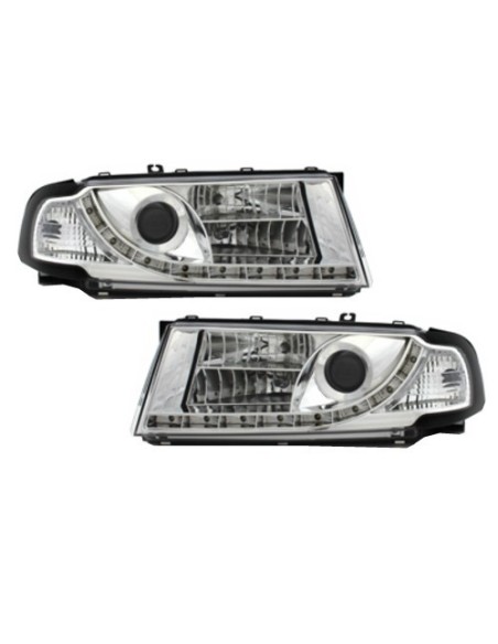 Luce diurna LED DRL Fari per Skoda Octavia I (08.00-10) Cromo