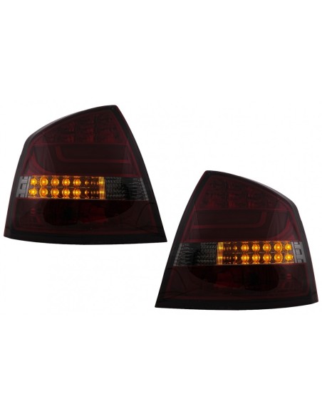 Luci posteriori a LED per Skoda Octavia II (04-12) Fumo rosso