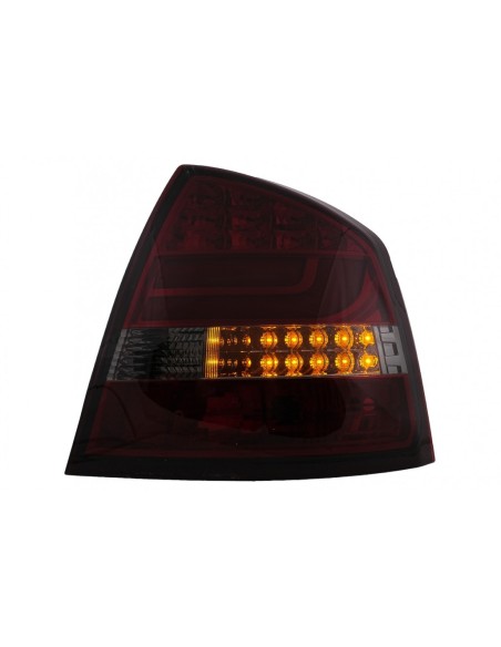 Luci posteriori a LED per Skoda Octavia II (04-12) Fumo rosso