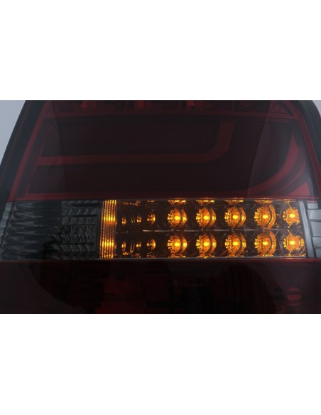 Luci posteriori a LED per Skoda Octavia II (04-12) Fumo rosso