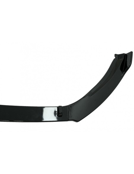 Paraurti anteriore Add-On Spoiler Lip Extension per Skoda Octavia III 5E Sedan Estate (13-16) Piano Black