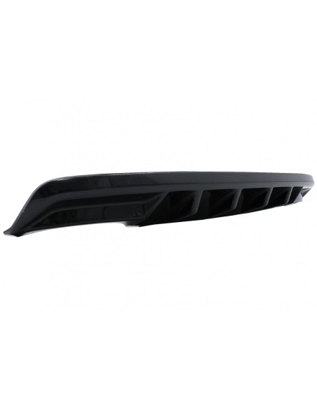 Paraurti posteriore Valance diffusore d'aria per Skoda Octavia III 5E Berlina Wagon (13-19) Piano Nero
