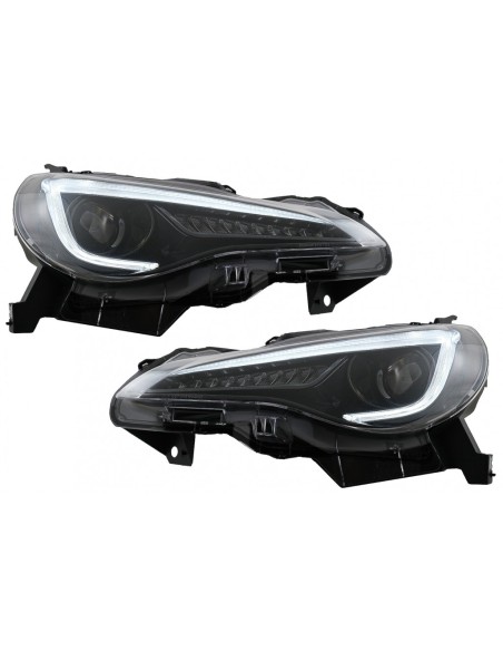 Fari a LED per Toyota 86 (12-19) Subaru BRZ (12-18) Scion FR-S (13-16) w/ Luci di svolta dinamiche sequenziali