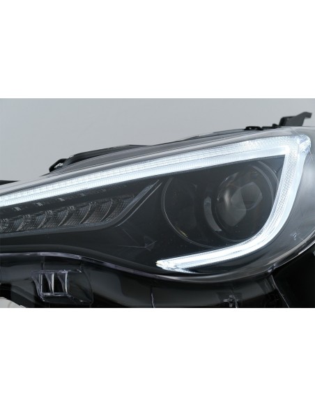 Fari a LED per Toyota 86 (12-19) Subaru BRZ (12-18) Scion FR-S (13-16) w/ Luci di svolta dinamiche sequenziali