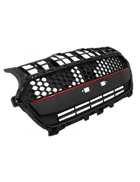 Griglia anteriore per Suzuki Swift ZC33S (17-up) Nero w/ Rosso Design sportivo