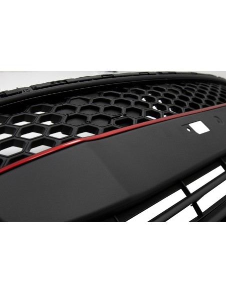 Griglia anteriore per Suzuki Swift ZC33S (17-up) Nero w/ Rosso Design sportivo