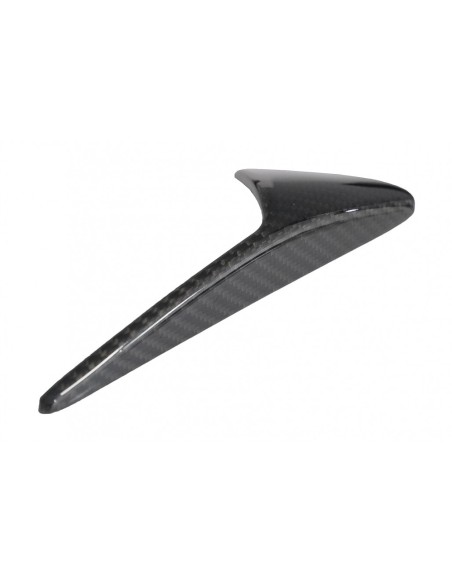 Trunk Spoiler w/ Turn Signal Covers Marcatori laterali per Tesla Modello 3 (17-up) Real Carbon