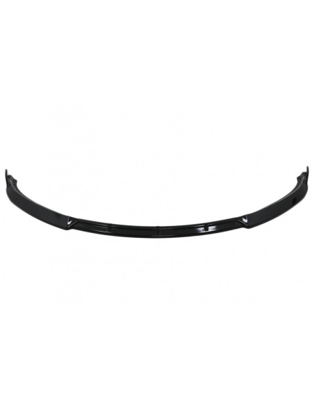 Paraurti anteriore Add-On Spoiler Lip per Tesla Modello S (12-15) 5 porte Liftback Sedan Piano Nero