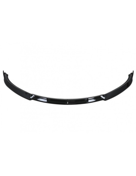 Paraurti anteriore Add-On Spoiler Lip per Tesla Modello S (12-15) 5 porte Liftback Sedan Piano Nero