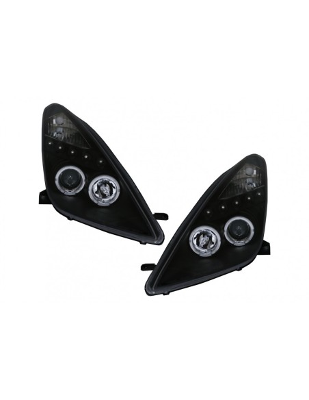 LED DRL fari per Toyota Celica T230 (1999-05) Angelo Occhi Nero