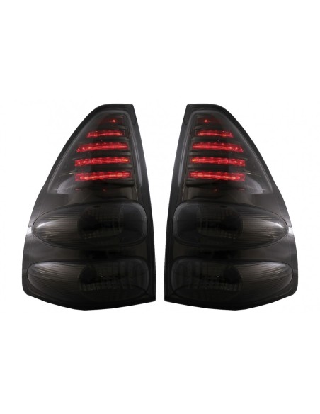 Fanali posteriori a LED per Toyota Land Cruiser FJ1 (03-08) Fumo rosso