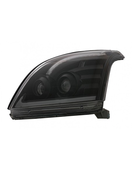 Fari LED TUBE LIGHT per TOYOTA Land Cruiser FJ1 (03-09) Nero w/ segnale di svolta dinamico LHD