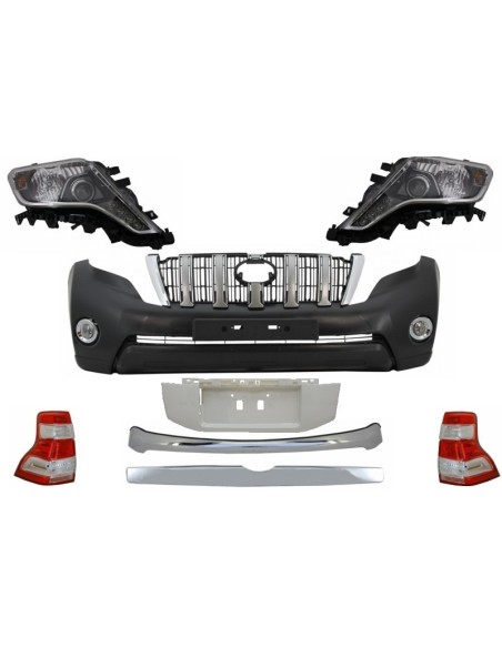 Montaggio completo del corredo di conversione di Facelift 09+ a 14+ per TOYOTA Land Cruiser Prado F J150