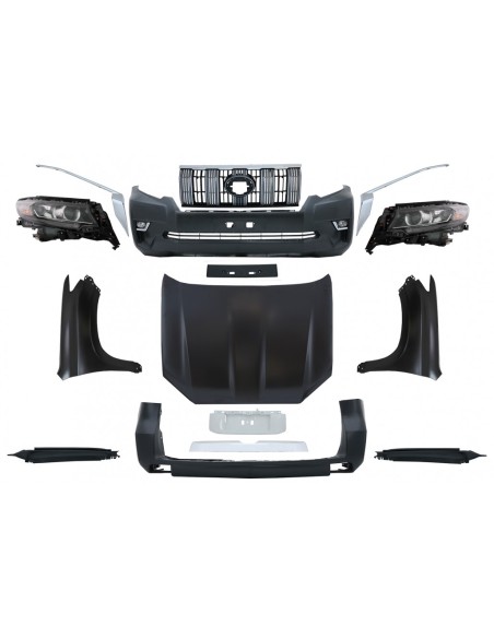 Facelift Kit di conversione per TOYOTA Land Cruiser Prado FJ150 Montaggio Retrofit (10+) a (18+) Modello