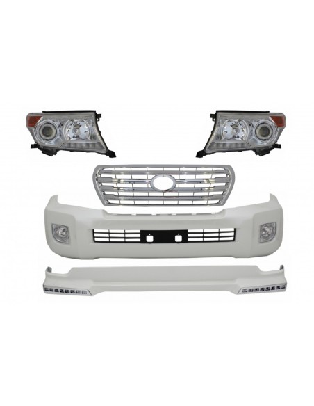 Kit Connverion per TOYOTA Land Cruiser FJ0 (08-11) Montaggio Retrofit a (12-14) Modello Pearl White