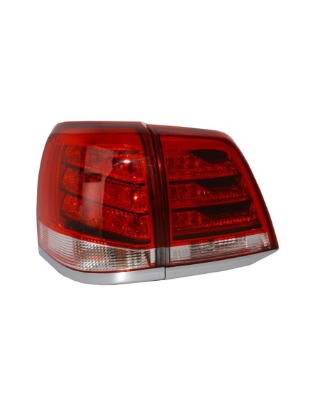 Fanali posteriori Led per TOYOTA Land Cruiser FJ0 J0 (07-15) Rosso Chiaro