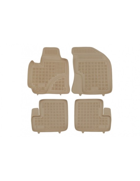 Tappetini in gomma beige per Toyota RAV4 II Facelift (03-05) 5 porte