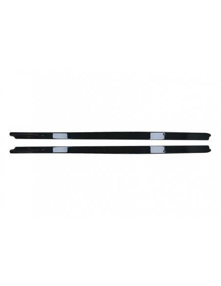Lato gonne estensioni per Toyota Yaris MK4 XP210 (-up) Piano Nero
