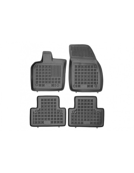 Tappetino in gomma nera per Volvo V50 (04-12)