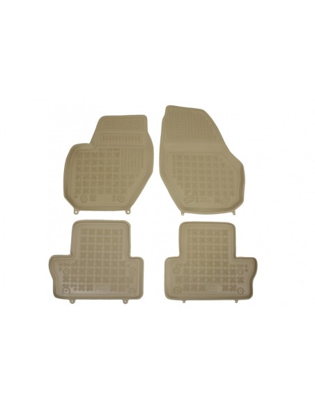 Tappetino in gomma beige per VOLVO XC60 I (08-17) V60 I (11-18) S60 II (10-18)