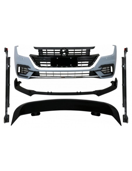 Paraurti anteriore w/ laterali gonne estensioni e spoiler tronco per VW Arteon (17-) R-Line Look