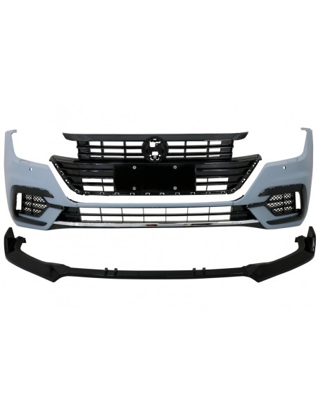 Paraurti anteriore w/ laterali gonne estensioni e spoiler tronco per VW Arteon (17-) R-Line Look