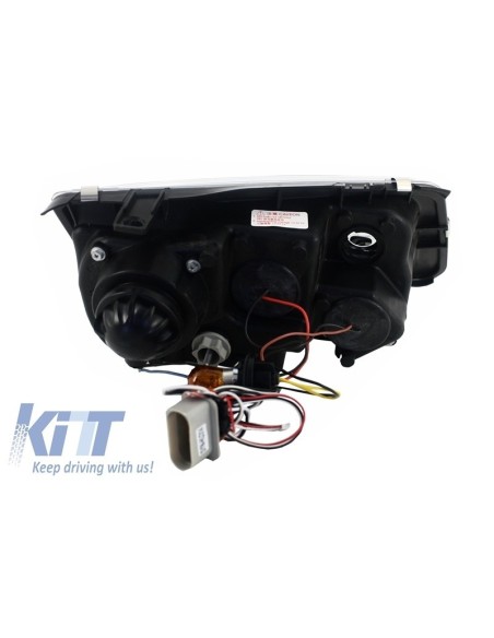 Fari DAYLINE per VW Bora 98-05 DRL Optic Black